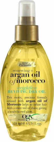 OGX Renewing + Argan of Morocco Ulei de păr împotriva Despicării Vârfurilor 118ml