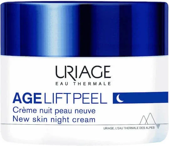 Uriage Age Lift Peel Cremă de Față de Noapte Anti-îmbătrânire și Imperfecțiuni cu Acid Hialuronic 50ml — preț și oferte