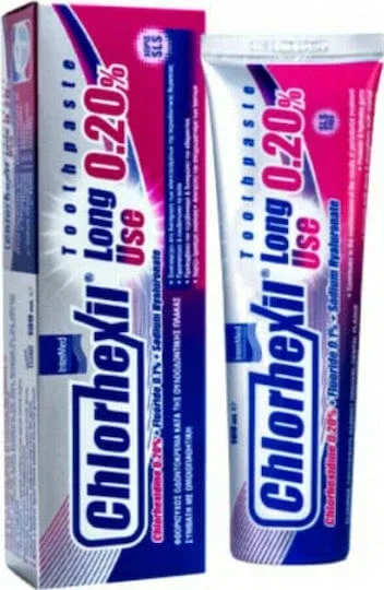 InterMed Chlorhexil 0.20% Long Use Pastă de dinți pentru Placă bacteriană 100ml — preț și oferte