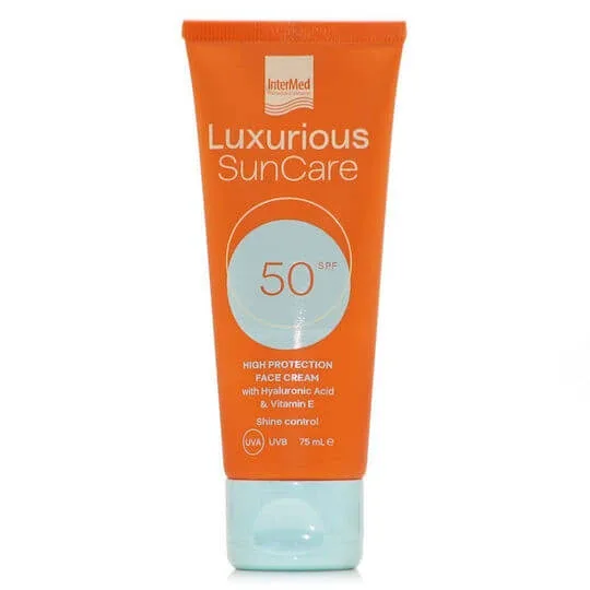 InterMed Luxurious Suncare Cremă Antisolară de Față SPF50 75ml — preț și oferte