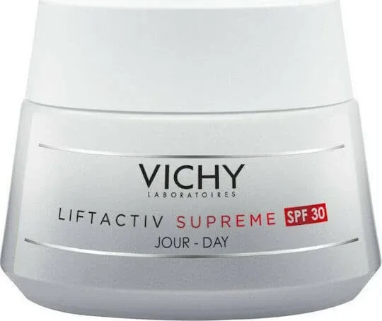 Vichy Liftactiv Supreme Cremă de Față de Zi cu SPF30 pentru Hidratare, Anti-îmbătrânire și Tonifiere cu Acid Hialuronic 50ml — preț și oferte