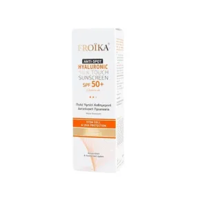Froika Hyaluronic Silk Touch Sunscreen Anti-Spot Cremă Antisolară Față Waterproof SPF50 50ml