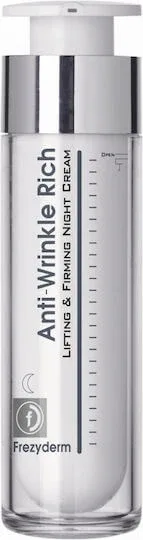 Frezyderm Cremă de Față de Noapte Anti-Rid Lifting Fermitate Textură Rich pentru Anti-Îmbătrânire și Tonifiere cu Retinol și Acid Hialuronic 50ml — preț și oferte