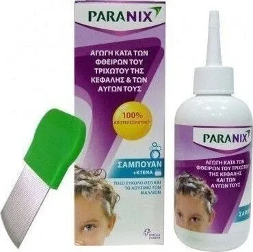 Paranix Tratament împotriva păduchilor Pieptene & Șampon pentru Copii 200ml 1buc — preț și oferte
