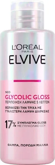L'oreal Paris Elvive Glycolic Gloss Îngrijire Păr Strălucire & Netezire Acid Glicolic 200ml — preț și oferte