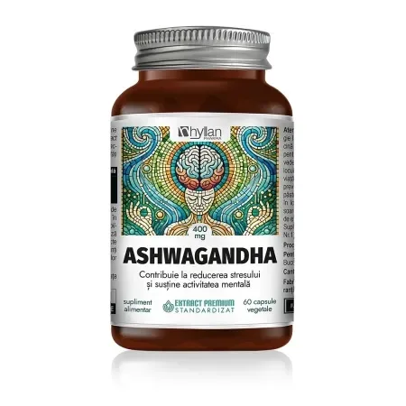 Ashwagandha, 60 capsule, Hyllan Pharma — preț și oferte
