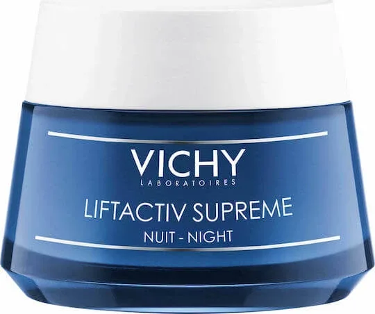 Vichy Liftactiv Supreme Cremă de Față de Noapte pentru Anti-îmbătrânire și Tonifiere 50ml — preț și oferte