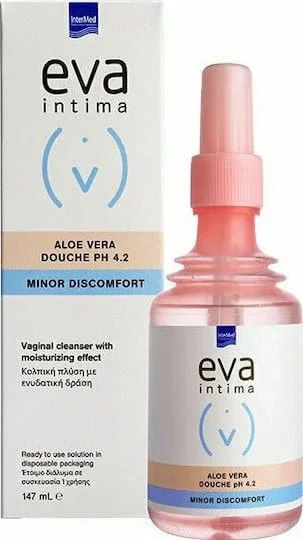 Eva Intima Minor Discomfort Aloe Vera Douche pH 4.2 Lichid 147ml InterMed — preț și oferte