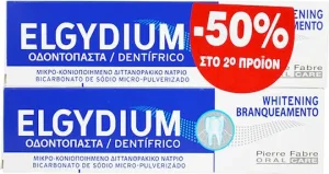 Elgydium Whitening Pastă de dinți pentru Albire 2x75ml