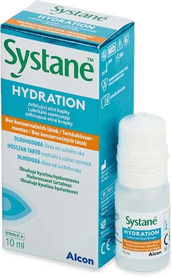Systane Hydration Picături Oftalmice cu Acid Hialuronic pentru Ochi Uscat 10ml — preț și oferte