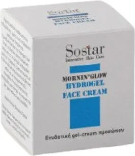 Sostar Mornin' Glow Light Gel-Cremă Hidratantă și Seboreglatoare de Față cu Acid Hialuronic și Pantenol 50ml