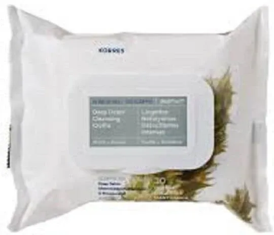 Korres Olympus Tea Deep Detox Cleansing Chai din Olimp Șervețele Îndepărtare Machiaj Față 30buc — preț și oferte