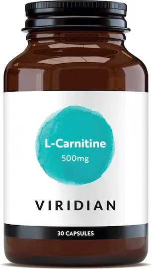 Viridian L-Carnitine cu Carnitină 500mg 30 capace — preț și oferte