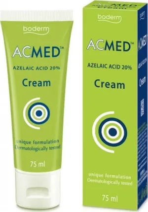 Boderm Acmed Acid Azelaic 20% Cremă Regeneratoare de Față 24h Împotriva Acneei 75ml