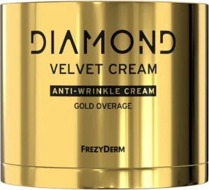 Frezyderm Diamond Velvet Gold Cremă de Față pentru Hidratare, Anti-Îmbătrânire și Reconstrucție cu Acid Hialuronic și Colagen 50ml