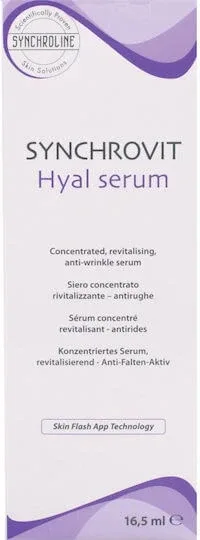Synchroline Synchrovit Hyal Serumul Anti-îmbătrânire pentru Față cu Acid Hialuronic 16.5ml