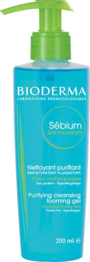 Bioderma Sebium Gel Față pentru Ten Acneic 200ml — preț și oferte