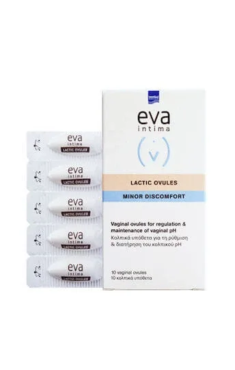 Eva Intima Minor Discomfort Lactic Ovules Produse pentru Igiena Intima 10buc InterMed — preț și oferte