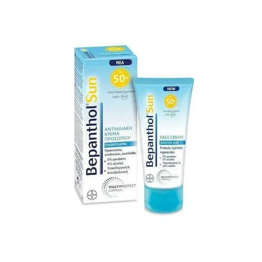 Bepanthol Cremă Solară Cremă Antisolară pentru Față SPF50 50ml BAYER — preț și oferte