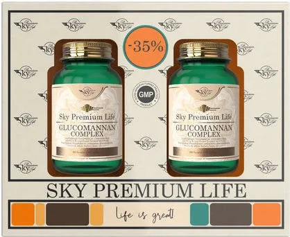 Sky Premium Life Glucomannan Complex 2 x 30 tablete — preț și oferte