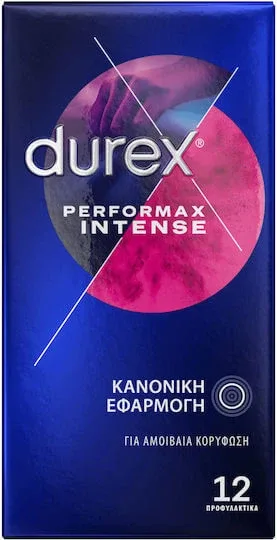 Durex Prezervative Performax Intense cu efect de întârziere și cu striuri 12buc — preț și oferte