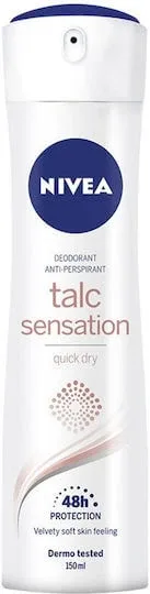Nivea Talc Sensation Anti-perspirant Deodorant 48h sub formă de Spray 150ml
