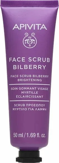 Apivita Scrub de Față Exfoliant Cremă pentru Strălucire cu Afin 50ml