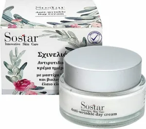 Sostar Sxinelia Cremă de Zi Anti-Îmbătrânire pentru Față cu Mastiha din Chios și Ulei de Măsline Organic 50ml