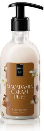 Lavish Care Macadamia Cream Puff Crema hidratant pentru corp cu Aromă Vanilie 300ml — preț și oferte