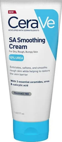 CeraVe SA Smoothing Cream Crema pentru corp regenerant cu Uree pentru piele uscată/foarte uscată 177gr — preț și oferte