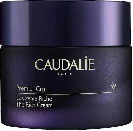 Caudalie Premier Cru Rich Cremă de Față pentru Hidratare, Anti-îmbătrânire și Tonifiere cu Acid Hialuronic și Ceramide 50ml — preț și oferte