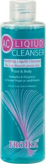 Froika AC Liquid Cleanser Gel Față pentru Ten Acneic 400ml — preț și oferte