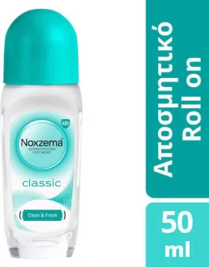 Noxzema Classic Clean & Fresh Deodorant 48h sub formă de Roll-On 50ml