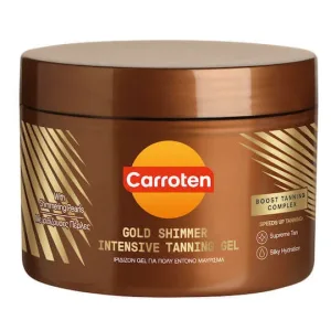Carroten Gold Shimmer Gel Intensiv pentru Bronzare a Corpului cu Pigment 150ml