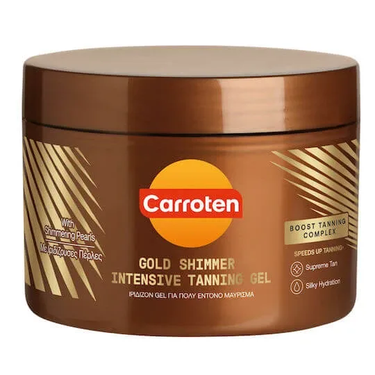Carroten Gold Shimmer Gel Intensiv pentru Bronzare a Corpului cu Pigment 150ml — preț și oferte