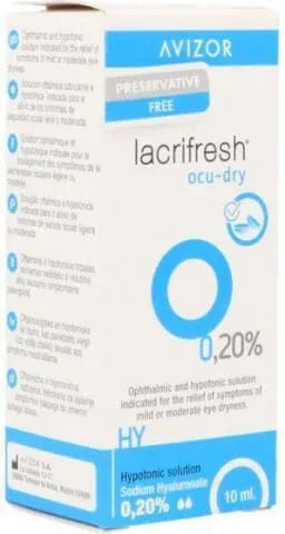 Avizor Lacrifresh Ocu-Dry 0.20% Picături Oftalmice pentru Ochi Uscat 10ml Avior — preț și oferte