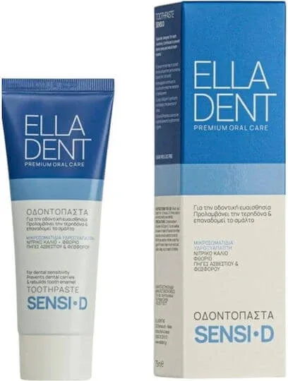 EllaDent Sensi-D Pastă de dinți pentru Dinți sensibili 75ml — preț și oferte