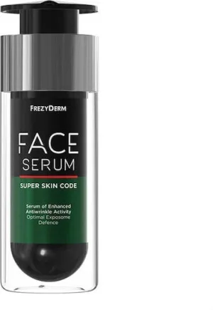 Frezyderm Super Skin Code Serum Antirid pentru Față cu Peptide și Acid Hialuronic pentru Tonifiere și Albire 30ml
