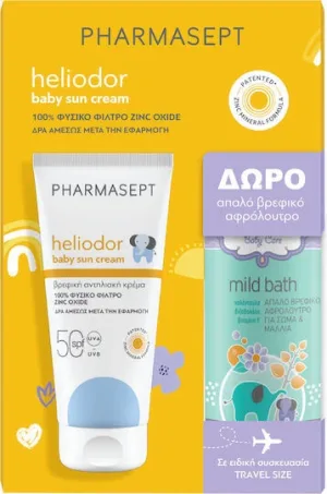 Pharmasept Heliodor Waterproof Bebeluș Crema de Soare Emulsie SPF50 100ml