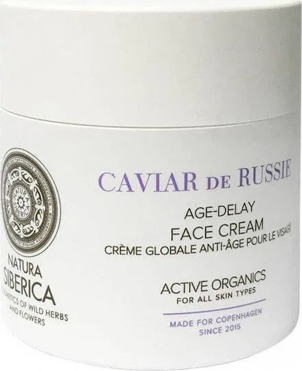 Natura Siberica Age-Delay Cremă de Față 24h pentru Hidratare și Anti-îmbătrânire cu Acid Hialuronic și Caviar 50ml — preț și oferte