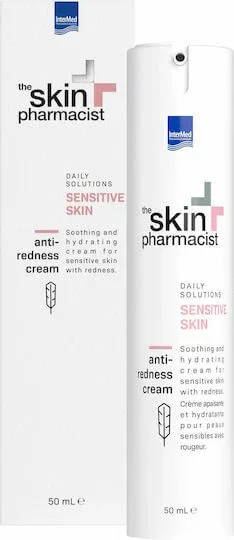 InterMed The Skin Pharmacist Cremă de Față 24h Împotriva Roșeții cu Acid Hialuronic & Aloe Vera 50ml — preț și oferte