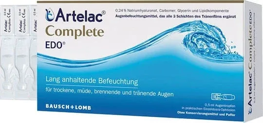 Bausch & Lomb Artelac Complete Picături Oftalmice pentru Ochi Uscat 30x0.5ml — preț și oferte