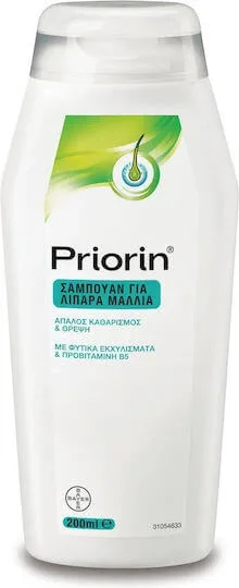 Priorin Șampon Împotriva Căderii Părului pentru Păr Gras 200ml BAYER — preț și oferte