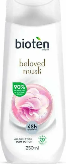 Bioten Beloved Musk Loțiune hidratant pentru corp cu Aromă White Musk pentru piele uscată/foarte uscată & sensibilă 250ml