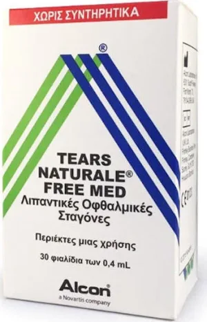 Alcon Tears Naturale Free Med Picături Oftalmice pentru Ochi Uscat 30x0.4ml