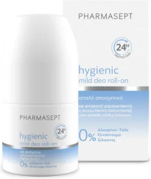 Pharmasept Hygienic Mild Deodorant 24h sub formă de Roll-On Fără aluminiu 50ml