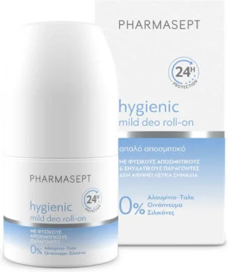 Pharmasept Hygienic Mild Deodorant 24h sub formă de Roll-On Fără aluminiu 50ml — preț și oferte