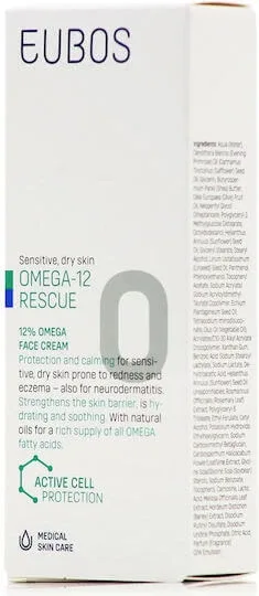Eubos Omega-12 Rescue Cremă Hidratantă de Față de Zi Împotriva Roșeții 50ml — preț și oferte