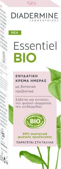 Diadermine Essentiel Bio Cremă Hidratantă de Față de Zi cu Prebiotice 50ml — preț și oferte