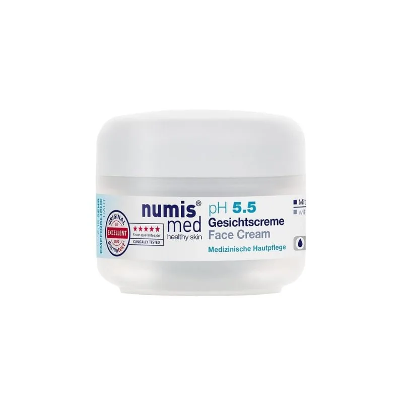 Crema de Zi / Noapte pentru fata Sensitiv, pH 5.5, 50 ml, Numis Med — preț și oferte